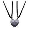 Patry 2 Collar Pareja, Corazón Magnético,regalo Amor Novia Amistad