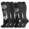 bropite Calcetines de compresión para mujeres y hombres, 6 pares