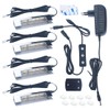 OASHISU OASHISU Vitrinenbeleuchtung 4er Set 6 * 5050SMD Warmwei? LED-