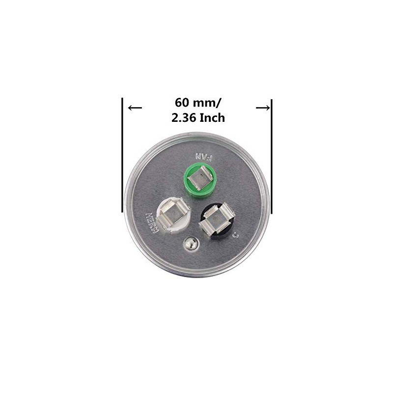 BOJACK 2 unidades de 40+5 uF 40/5 MFD ± 6%