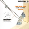 TIBEGOLD Anti Sag Gate Kit for Wooden Fence, Silver Gate