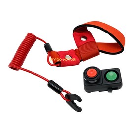 Powersports Replacement Parts Kill Stop Switch & Safety Tether Lanyard for Kawasaki Jet Ski JS800 2003-2011 Mod-R77O-4193