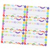 jojofuny 100 Sheets Cartoon Punch Cards for Classroom Behavior Incentive