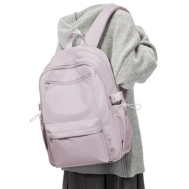 School Backpack for Teen Girls Lightweight College Backpack Women Travel Backpacks Waterproof High School Bookbag for Men Classic Casual Daypacks(Purple)