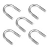 sourcing map Pack of 5 U-bolt M6 304 stainless steel
