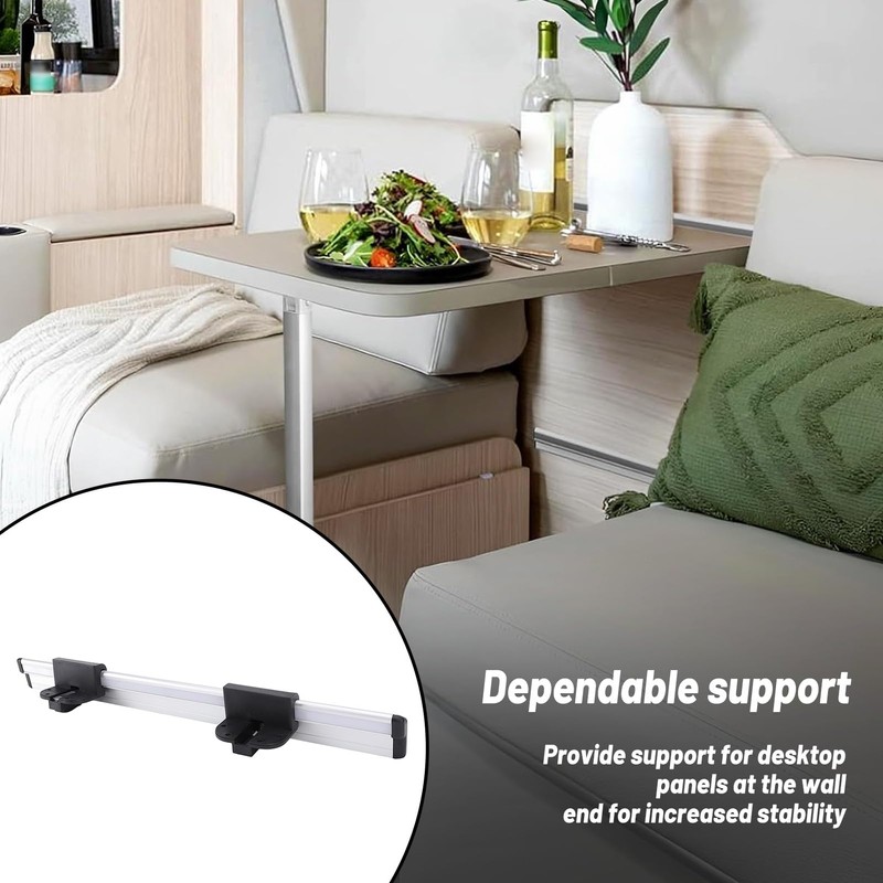 Xiuganpo 20in RV Table Mount, Aluminum Alloy Detachable Table Wall