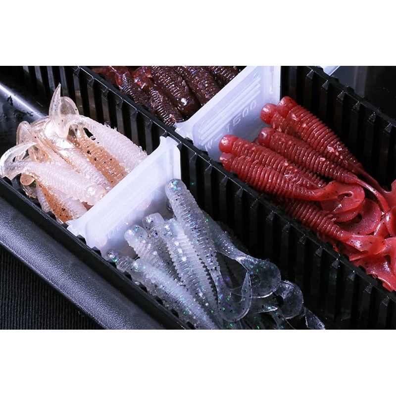 JACKALL W Open Tackle Box S 1500D JACKALL ClearBlack 1500D