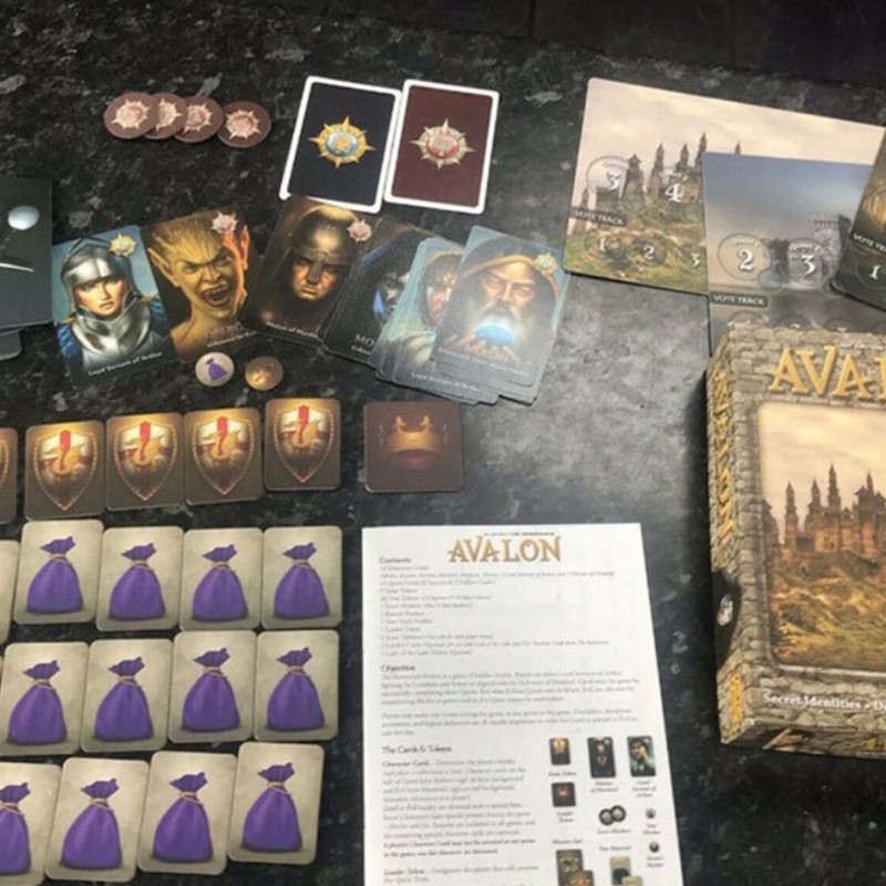 Children's Interactive Card Board Game Avalon Board Game Funny Avalon
