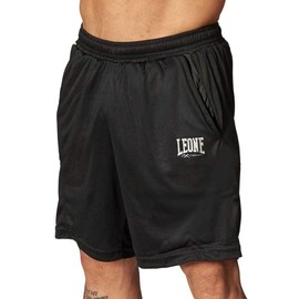 LEONE 1947, ABX112 Logo Shorts Black, black