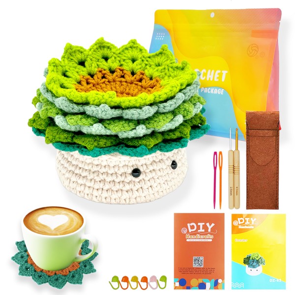 Uncle Liao Crochet kit for Beginners Kids Crochet Kits Ages