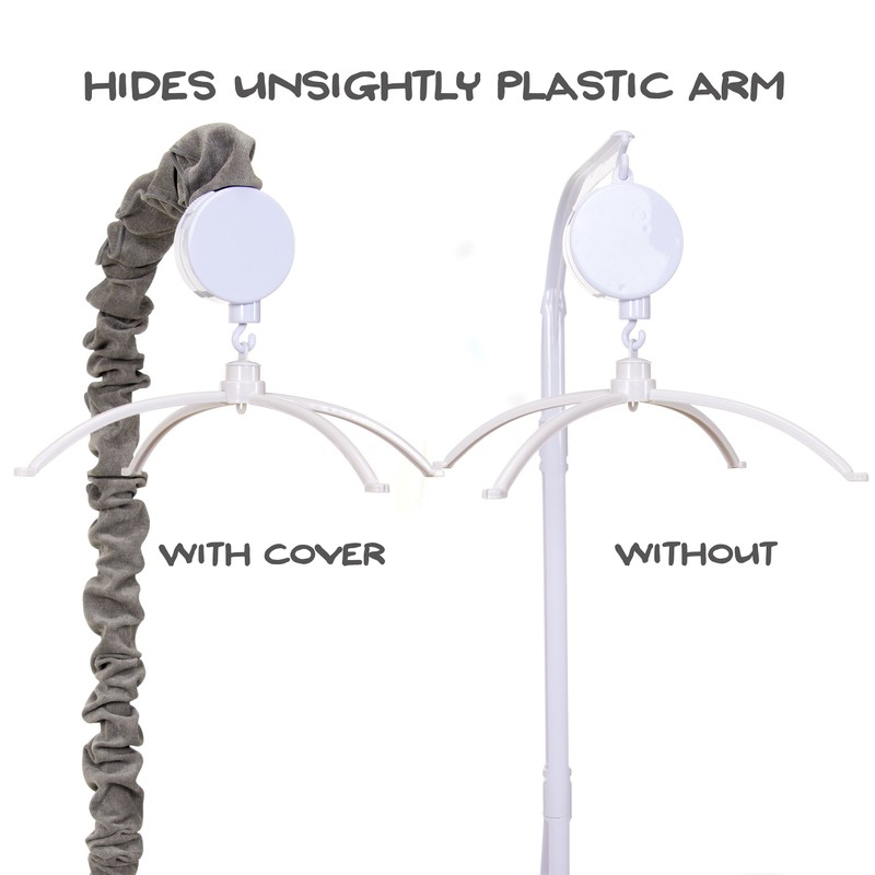 Glenna Jean Swizzle Mobile Arm Cover 54", Crib, Baby Nursery
