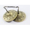 NHZ Tingsha Tibetan Meditation Bell 2.5" Embossed with free case