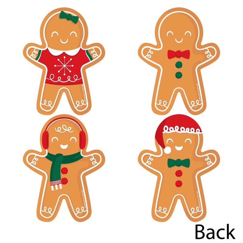 Big Dot of Happiness Gingerbread Christmas - Decorations DIY Gingerbread