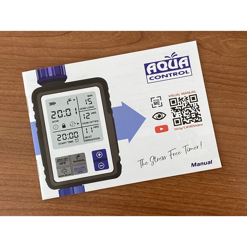 Aqua Control C4110 Digital Irrigation with Widescreen Display, Extremely Simple.