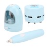 Pencil Sharpene Electric Blue Small Portable Stationery Set for Clean