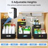 2 Pack Under Sink Organizer, 2 Tier Large Pull Out
