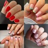 420pc Extra Short Square Nail Tips Short Fake Nails Tips