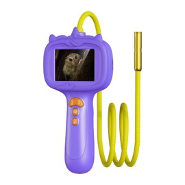 Kids Borescope Toys Camera with Light for 4-10 Years Old Boys Girls Birthday Gift 32GB Type-C Rechargeable STEM Science Educational Toy Snake Scope Camera for Outdoor Camping Nature Exploration