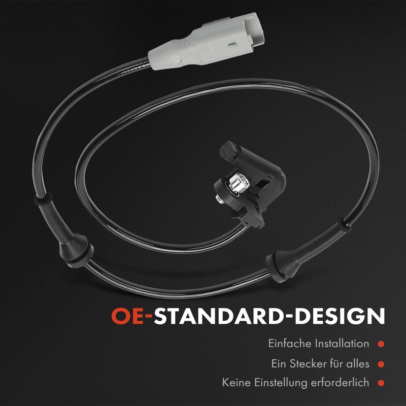 Frankberg ABS Sensor ABS Rear Speed Sensor Compatible with 307