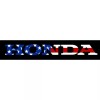 TVC HONDA PIONEER 700 1000-5 TAILGATE GRAPHICS AMERICAN FLAG 1 GLOSS