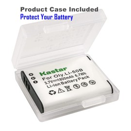 Kastar 4 Pack Battery and LCD Triple USB Charger Compatible with Olympus Stylus 1030SW, Stylus 9000, Stylus 9010, SZ-10, SZ-11, SZ-12, SZ-14, SZ-15, SZ-16, SZ-20, SZ-25MR, SZ-30MR, SZ-31MR iHS