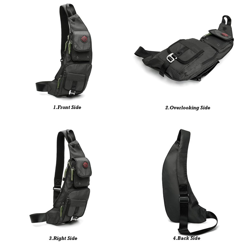 NICGID Sling Bag Chest Shoulder Backpack Crossbody Bags for Men