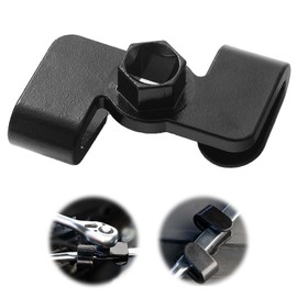 EsiFare Universal Wrench Extender Tool Wrench Extender Tool Wrench Conversion Adapter Wrench Extension Adapter 1/2" Drive Carbon Steel Black Wrench Adapter Wrench Extension Tool for Stubborn Bolt Bar