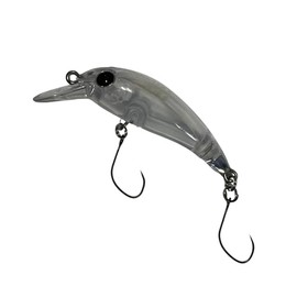 Mukai Tremo328MR Pipe Fishing Trout Lure, 1.3 inches (32.8 mm), 0.06 oz (1.8 g), Floating (Clear)