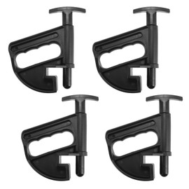 X AUTOHAUX 4pcs Car Tire Changer Bead Clamp Drop Center Tool Auto Tire Changing Tools Rim Bead Clamp Wheel Tyre Rim Removal Tool Black