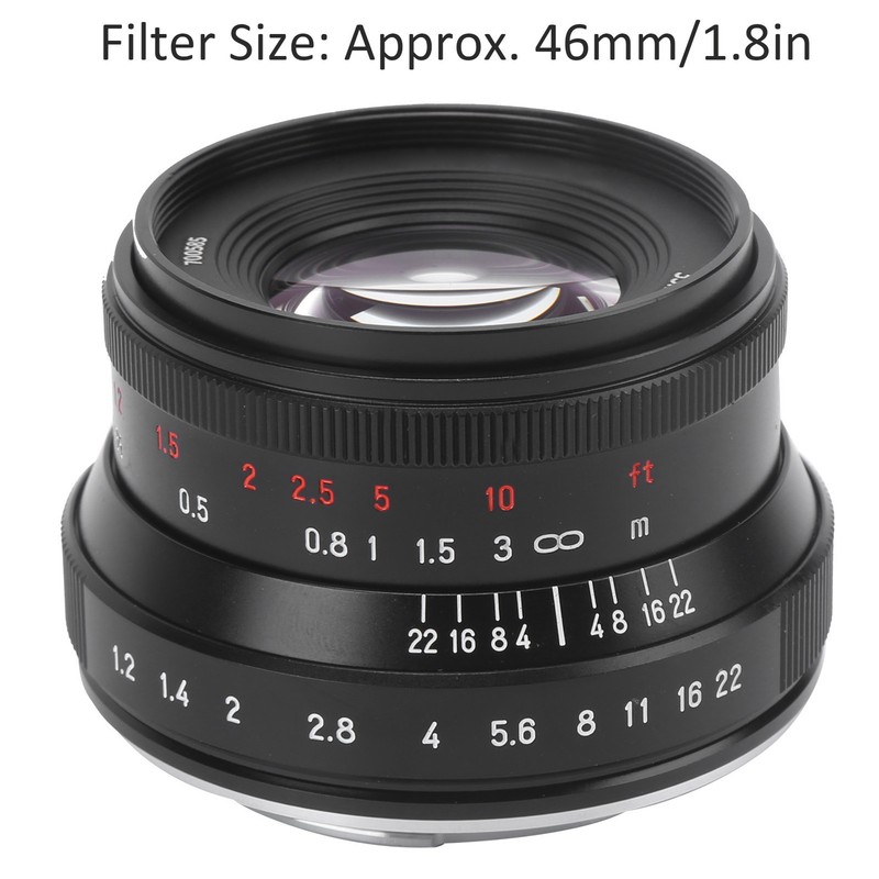 7Artisans 35mm F1.2 II Large Aperture Lens for Canon EOS