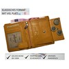 Combination Wallet for Men and Women, Unisex, High-Quality Leather Credit