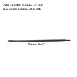 PATIKIL 15.5mm OD A Type Spring Tube Bender 520mm Long for 20mm 1/2" PVC Pipe in Home Renovations and Electrician Wiring