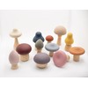 LYTL Mushroom Toy Set - Interchangeable Wood & Silicone Montessori