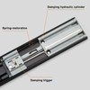 LONTAN 20 Inch Soft Close Drawer Slides 2 Pair Heavy