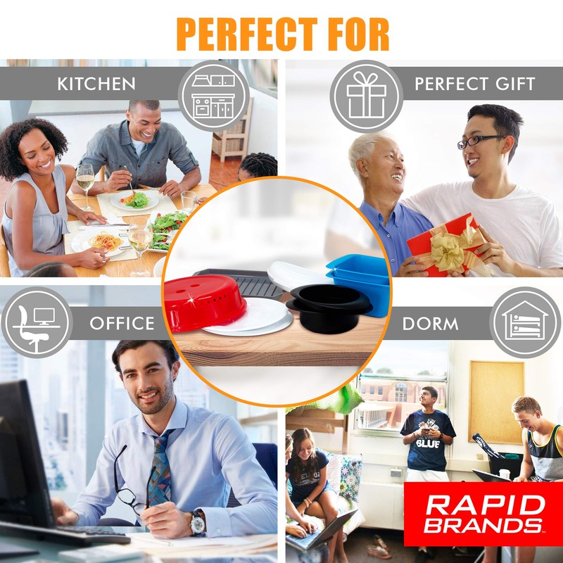 Rapid Brands Deluxe 9-Piece Microwave Cookware & Dinnerware Set |