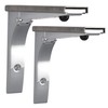 RecPro Folding Shelf Brackets Commercial Grade for Concession Stands &