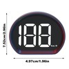 Mph Speedometer for Car - Clear Car Heads up Display