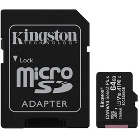 Original Kingston microSD SDHC Memory Card 64 GB for Motorola Moto G4 Plus, 64 GB