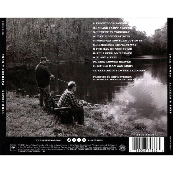 LUKE COMBS FATHERS & SONS NEW CD