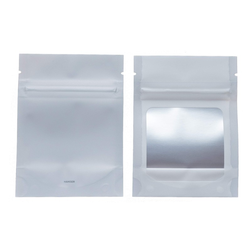 HANSER Bolsas de aluminio resellables de Mylar a prueba de