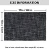 Kevin Textile 13"x19" Placemate Faux Linen Heat Resistant Placemats for