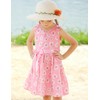 Floral Summer Girls Cotton Dress Fashion Girl Sunny Clothes,E37,5-6 Years(Size