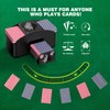 HJCMikee Automatic Card Shuffler 1-2 Deck, Electric UNO Shuffler Card