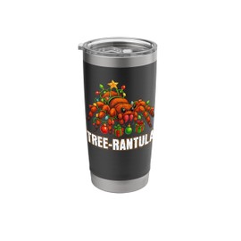 Tree-rantula Xmas Tree Tarantula Arachnid Festive Spider Stainless Steel Insulated Tumbler