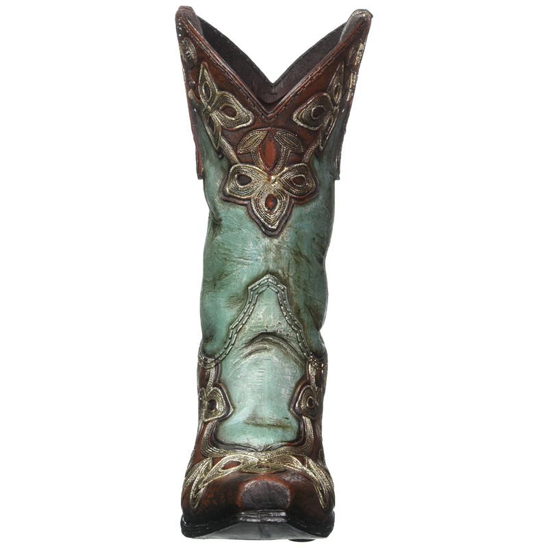 Turquoise Cowgirl Boot Vase