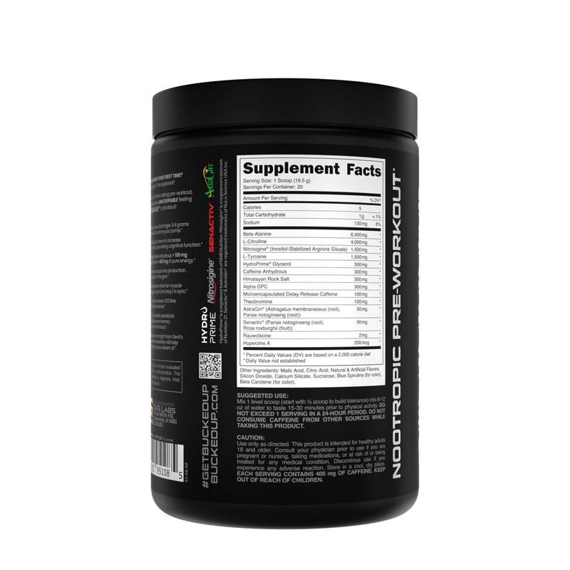 Bucked Up MotherBucker Pre Workout Supplement Healthcare Dietary:_Orange