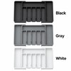 Adjustable Cutlery Drawer Organizer for Kitchen Storage – Expandable 8-Compartment