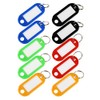 HMF 1900 10 x Large Key Rings, assorted colours