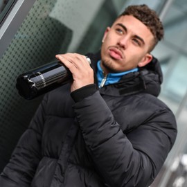 Proworks Performance Stainless Steel Sports Water Bottle | Double Insulated Vacuum Flask for 12 Hours Hot & 24 Hours Cold Drinks - Great for Home, Work, Gym & Travel - 500ml - BPA Free – Black