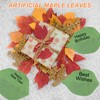 MECCANIXITY 50 Pack Artificial Leaves Fall Leave Cutouts Thanksgiving Day